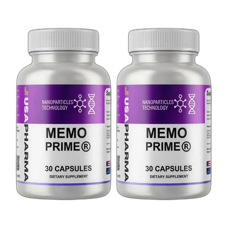 Memo Prime Brain Support Supplement Bottle